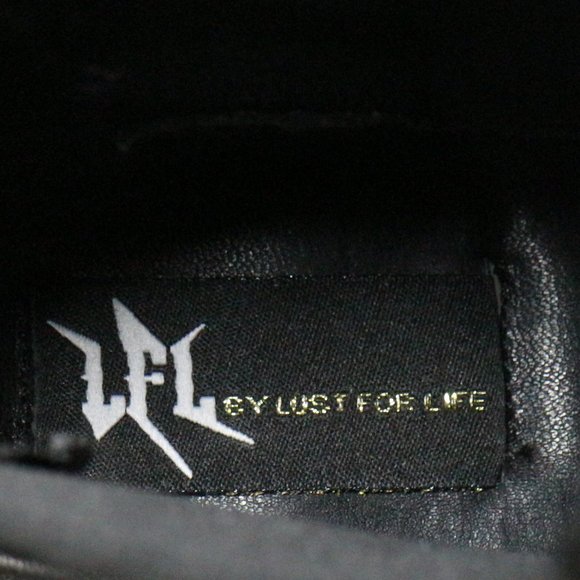 LFL by LUST FOR LIFE Black Vegan Leather Slip On Sneaker Boots Sz 10 - Picture 11 of 12